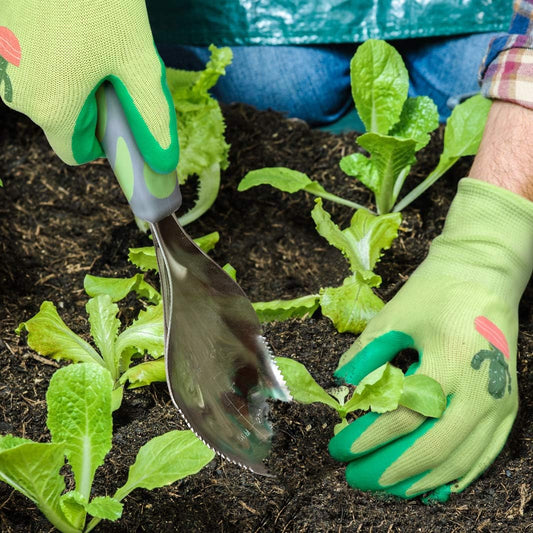 Jardineer Gartenschaufel Hand, Mehrzweck-Bodenschaufel, Edelstahl Gartenkelle All-in-One Dirty Little Bagger als Kultivator, Jäter, Umpflanzer