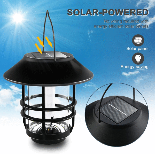 2er Set Wandleuchten mit flackernden Flammen, Glas & Metall, IP65 wasserdicht, inkl. Wandhalterung für Garten, Terrasse & Veranda – Bild 7